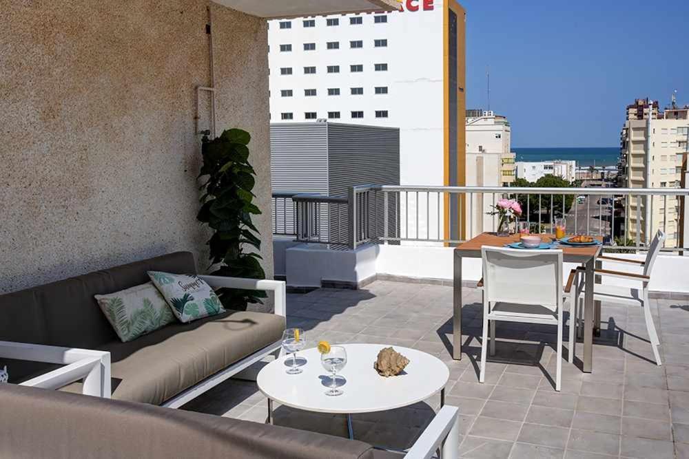 Atico Terrazas Playa Gandia Apartment Playa de Gandia Exterior foto