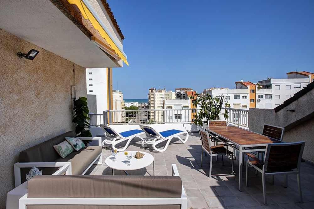 Atico Terrazas Playa Gandia Apartment Playa de Gandia Exterior foto